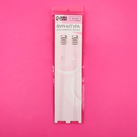 Straps silicone, fittings metal, 1 cm, 37 cm, steam, color transparent-5
