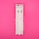 Straps silicone, fittings metal, 1 cm, 37 cm, steam, color transparent