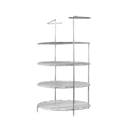 4-tier lattice with handles for a tandoor, tier diameter 23 cm, height 44 cm-3