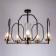 Caelaeno 51 cm chandelier, D 68 cm, 5x60W E14