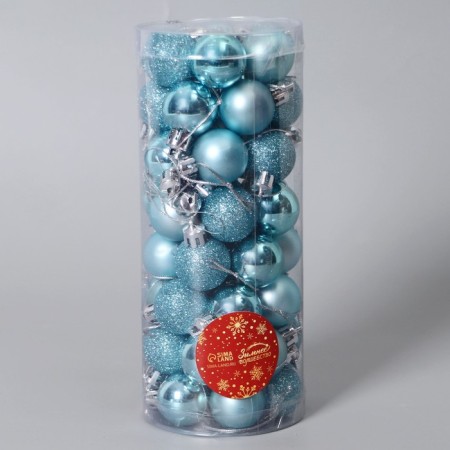 Set of balls plastic D-3 cm, 48 pcs "Classic Assorted"-1