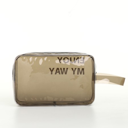 Косметичка на молнии, цвет чёрный-1