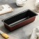 The baking sheet is “Fun”, 30 × 11 cm, h = 6.5 cm, anti -stick coating, burgundy color