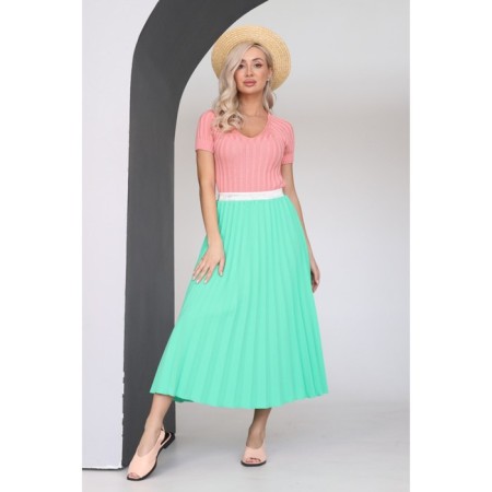 Female skirt, size 50, mint color-5