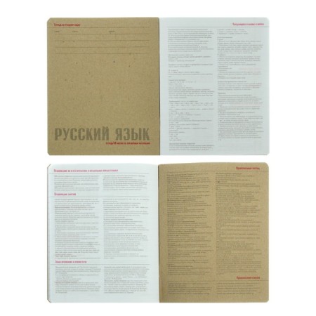 Subject HashTags, 48 ​​sheets in the Russian Language line with reference material, block 65 g/m2-2