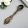 Spoon for melting waxing Metal "patterned" 36 g 11x2.5x0.8 cm