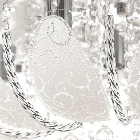 Chandelier 55725/600 CR chrome 8x40W E14 LED PDU 60x60x27cm-10