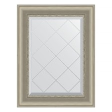 Mirror with engraving in the baguette frame, chameleon 88 mm, 56x74 cm