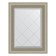 Mirror with engraving in the baguette frame, chameleon 88 mm, 56x74 cm