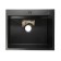 Kitchen sink Aflorn AF96050F, Sredal, S = 3.0 and 0.8 mm, 60x50x20 cm, siphon, graphite