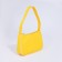 Youth bag with zipper, yellow color