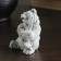 Souvenir "Bear with fish (3 species)" 6.5cm