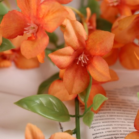 Flowers artificial "Pigo Pigo" 87 cm, orange-1