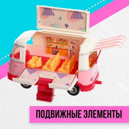 Game set "Catch the wave!": Trailer, dolls, accessories-6