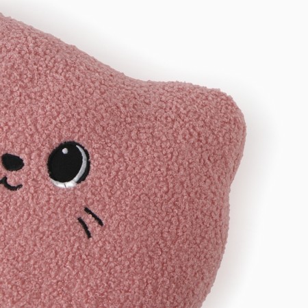 Decorative Etheel Pillow "Kit" 30*37 cm, color pink-1