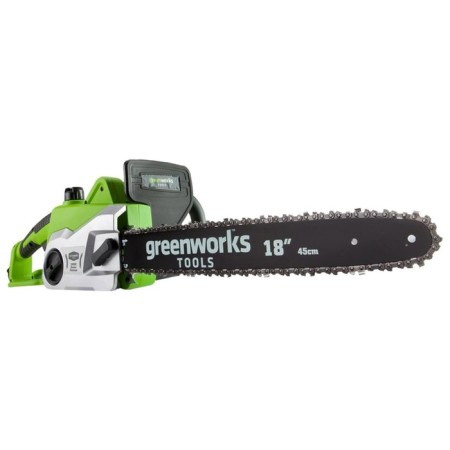 DREAL ELECTRICAL GREENWORKS GCS2046, 2 kW, tire 45 cm, groove 1.3 mm, 63 stars