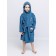 Baby robe, height 116 cm, dark blue color