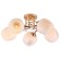 Ceiling light ESCADA, 1121/5PL. 5x40W, E27, 520x520x220 mm, color gold