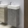 Comforty-Moillete Comfort “Asti-40”, light concrete with a sink, 9140