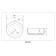 ABBER Bequem AC2100 sink, invoice, 460x460x140 mm, white