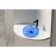 ABBER GLAS AK2301DB sink, invoice, 395x395x105 mm, glass, blue
