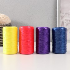 Gingerbread for manual knitting 100% polypropylene 200m/50g. (Set No. 5, 4 pcs. Color mix)