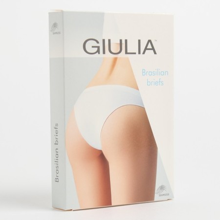 Panties female Braziliana seamless, white color, size L-KL (48-52)-3
