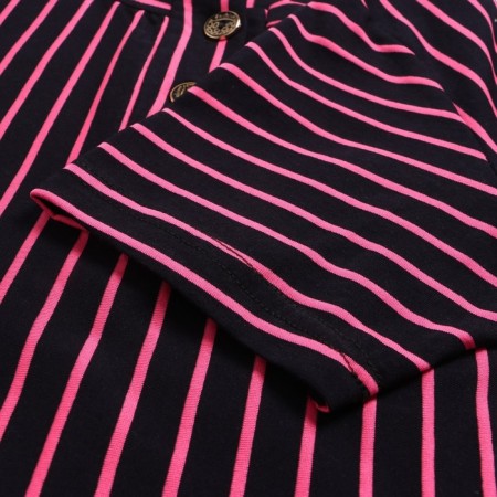 Women's dress, raspberry color/strip, size 52-3