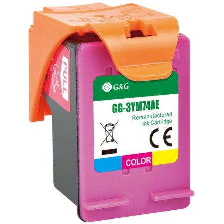 Inkjet cartridge G&G GG-3YM74AE 653 multicolor (18ml) for HP Deskjet Plus Ink Advantage 1074102-1