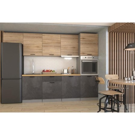Cabinet hinged with a door Loft 300x600x720 Rustik Natural-1
