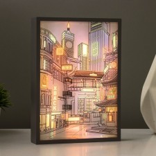 Ночник "Город" LED 3Вт белый 3,5х15,5х21,5 см