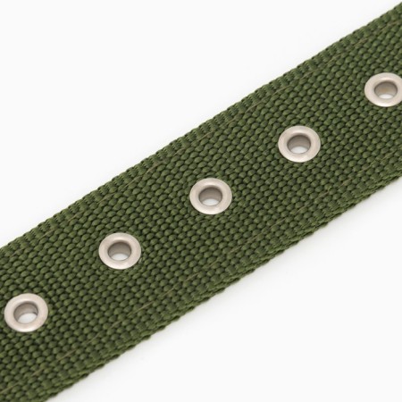 Collar "Comfort" Combined, 60 x 4 cm, Osh 44-55 cm, dark green-6