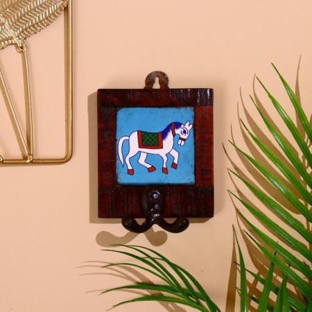 Horse hook 10.5*1.5*11.5cm, wood, mix-2
