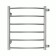 Water towel Terminus "Classic" P6, 500x600 mm, lateral connection, chrome