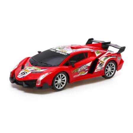 Radio controlled machine "Supercar", on batteries, red color-6