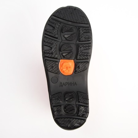 Rubber boots baby, orange color+black, size 32-4