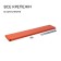 Galf flowerbed, 80 × 80 × 15 cm, orange, “quadro”, Greengo