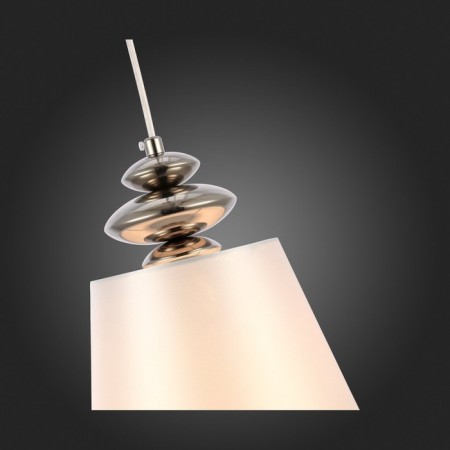 Suspension EVOLUCE. SL1137.103.01. Rionfo. 1x40 W, E27, 26x26 cm, Nickel color-6