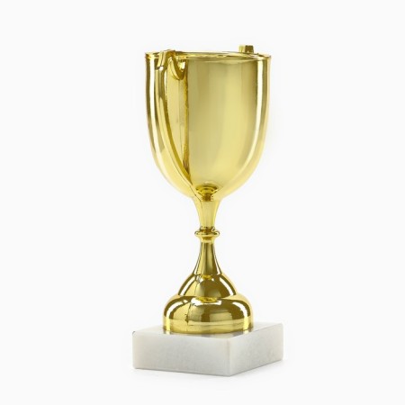 Cup 117, award figure, gold, plastic stand, 16.3 × 11.3 × 5.6 cm.-2