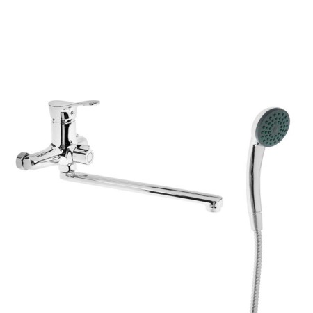Accoona A7161 bath mixer, single -leaf, silumin, chrome