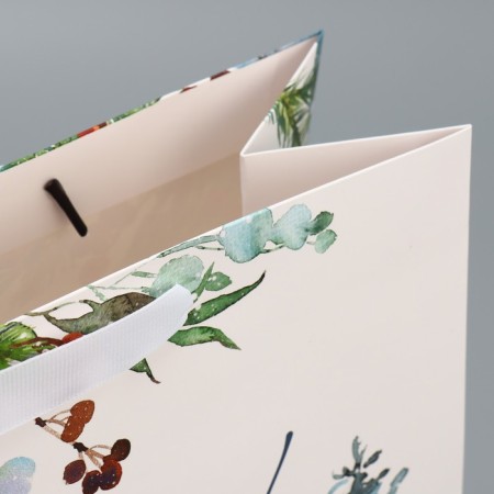 Laminated square Forest, 30 x 30 x 12 cm, new year-5