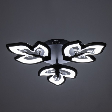 Chandelier 1093/3bk LED 72W 3000-6000k Dimmer black 50x50 cm Bayerlux-3