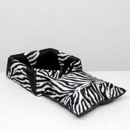 Transformer house trapezoid 43 x 43 x 34 cm, zebra coloring-7