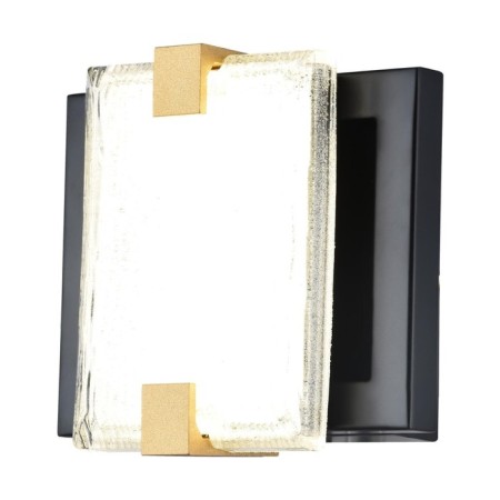 Lamp LED LED Crown 1xLED 6.75W, size 9.2x16.2x16.2 cm, black color, gold-1