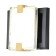Lamp LED LED Crown 1xLED 6.75W, size 9.2x16.2x16.2 cm, black color, gold