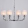 Palermo chandelier, size 96x260x96 cm, 480W 8xe14 IP 20