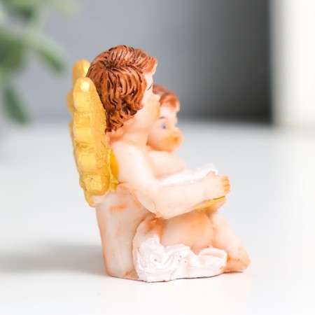 Polystone souvenir "Two angels with the book" MIX 3x4.5x4.7 cm-4