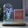 Photo frame wood 9x13 cm with backlight "Blue tree" from batteries 2xlr1130 19x9x18.5 cm