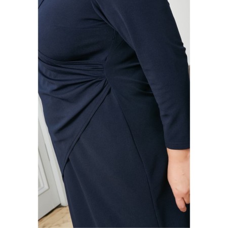 Women's dress, size 60, blue color-5