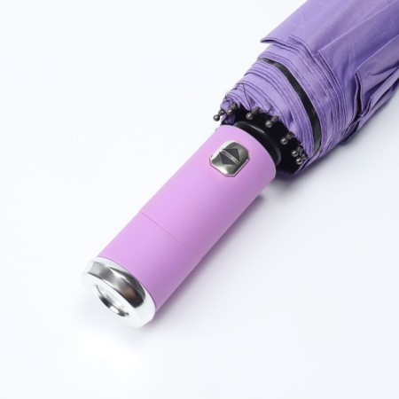 Automatic automatic umbrella, with a lantern, 3 additions, 10 knitting needles, r = 51 cm, lilac color-10